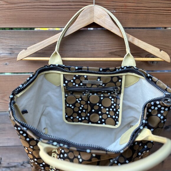 Marc by Marc Jacobs PVC Yellow Polka Dot Purse - Picture 7 of 7